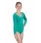 Keely Long Sleeved Dance Leotard Velvet