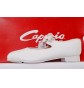 925 White Capezio Low Heel PU Tap Dance Shoes