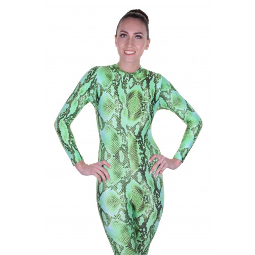 Snake best sale print unitard